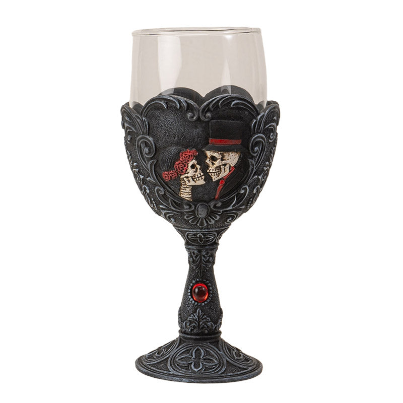 Love Never Dies Glass Goblet