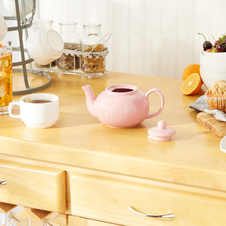 Stoneware Teapot - Pink