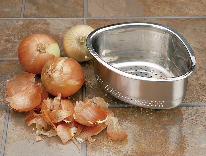In-Sink Corner Basket - Stainless Steel