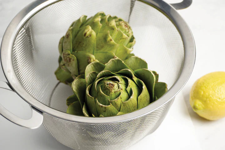 Wide Rim Mesh Basket - Large