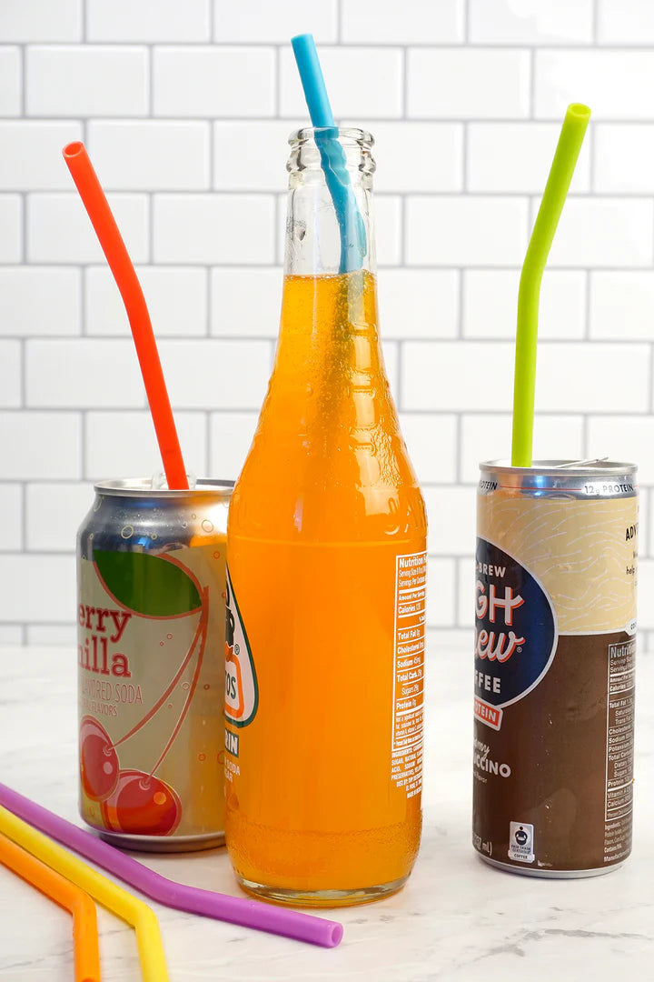 10 In Silicone Straw Set Of 6