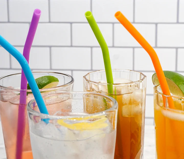 10 In Silicone Straw Set Of 6