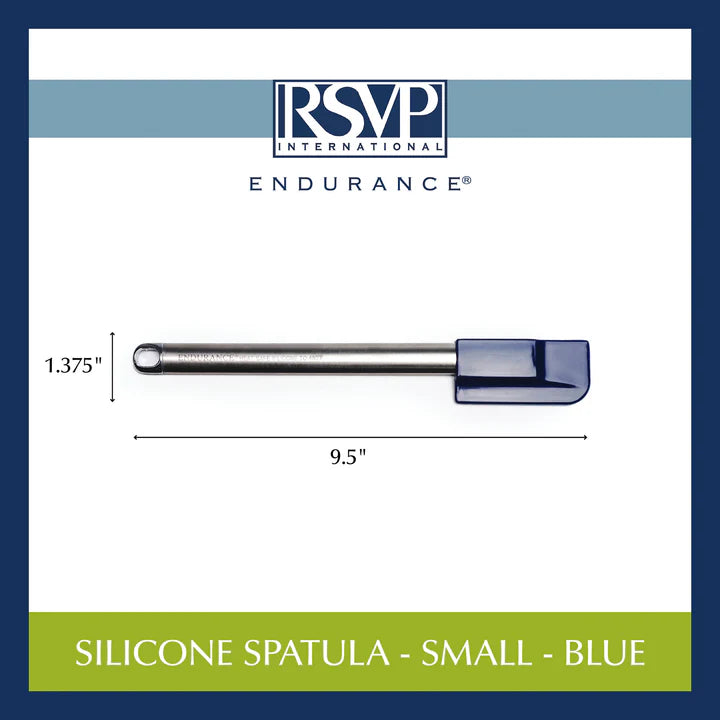 Small Blue Silicone Spatula