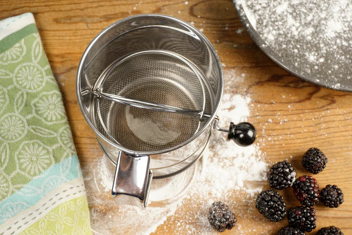 Crank Style Flour Sifter - 5 Cup