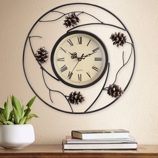 Pinecone Wall Clock