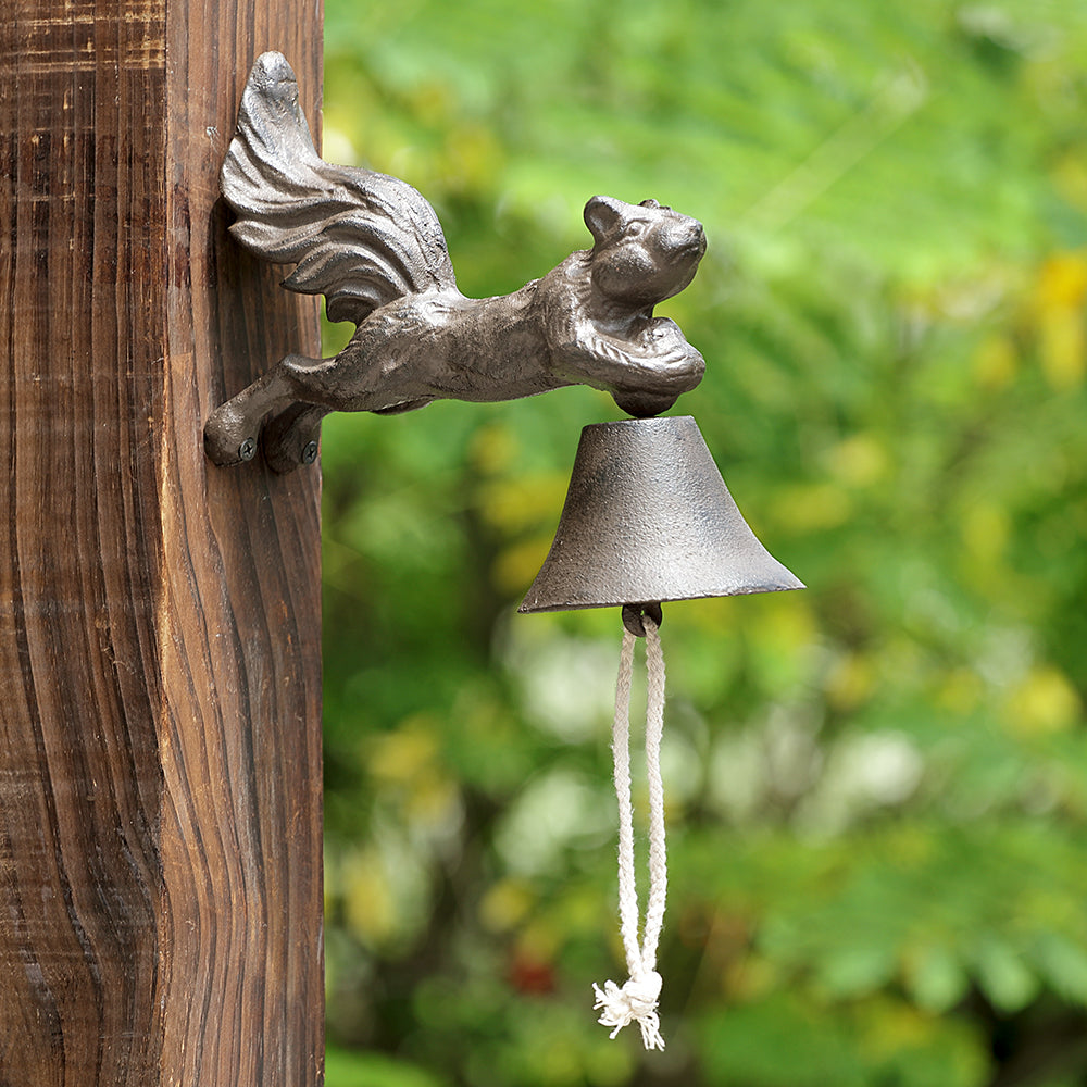Scampering Squirrel Garden Bell