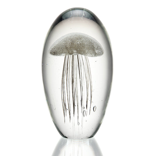 Art Glass Gold 6.5 Inch Jellyfish Glow In The Dark