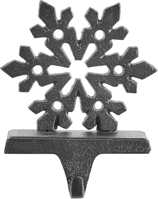 Christmas Decorative Utility Mantel Stocking Hook Snowflake