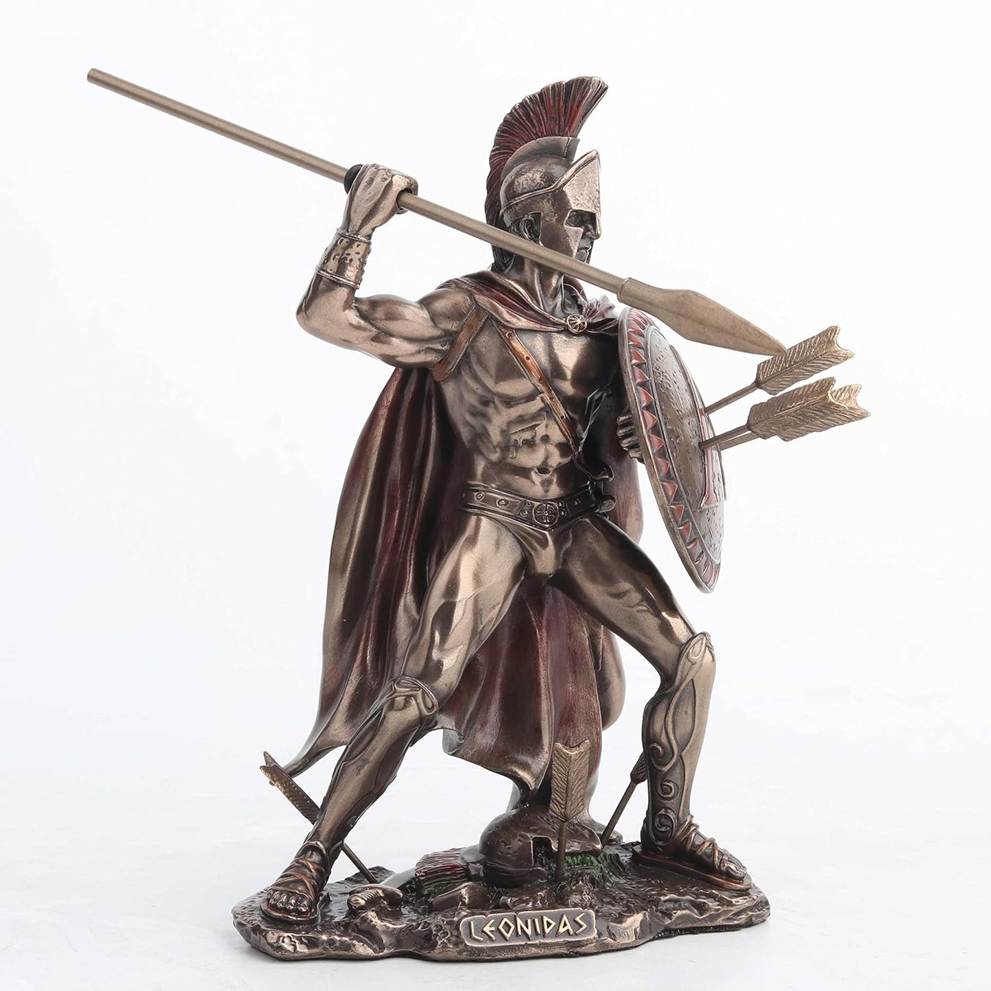 Spartan King Leonidas With Spear And Shield
