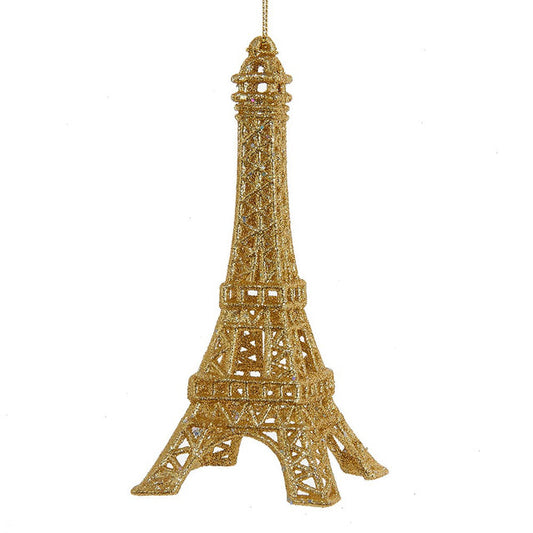 Gold Eiffel Tower Acrylic Ornament