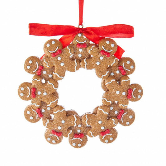 4.75"Gingerbread Boy Wreath Ornament