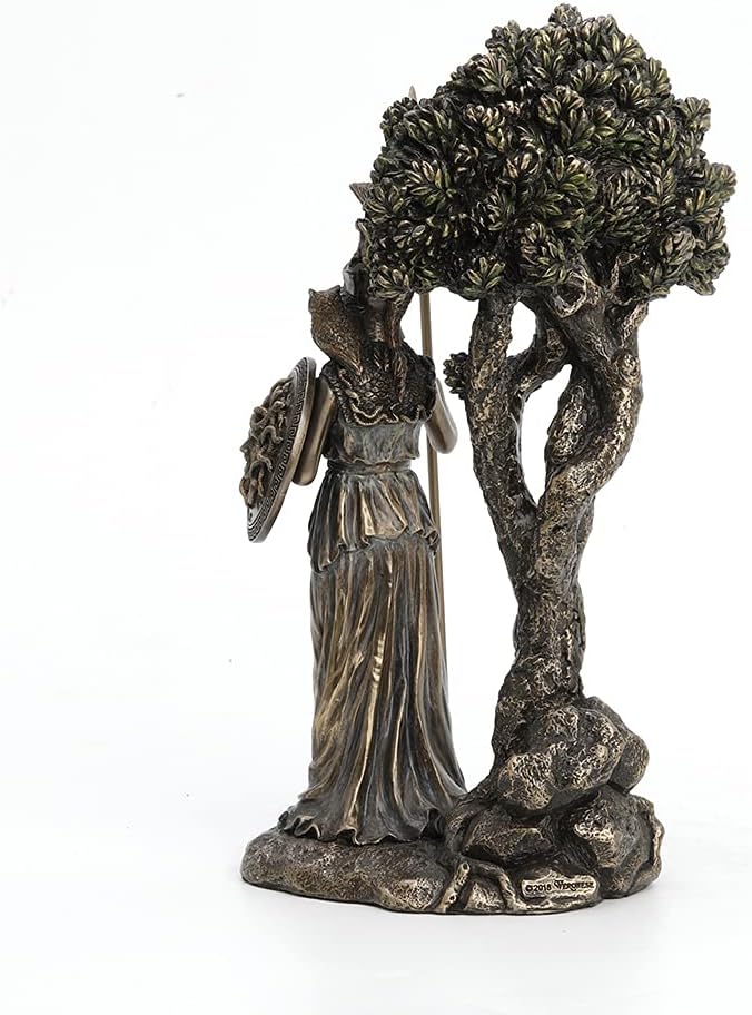 Athena Standing Under Sacred Olive Tree
