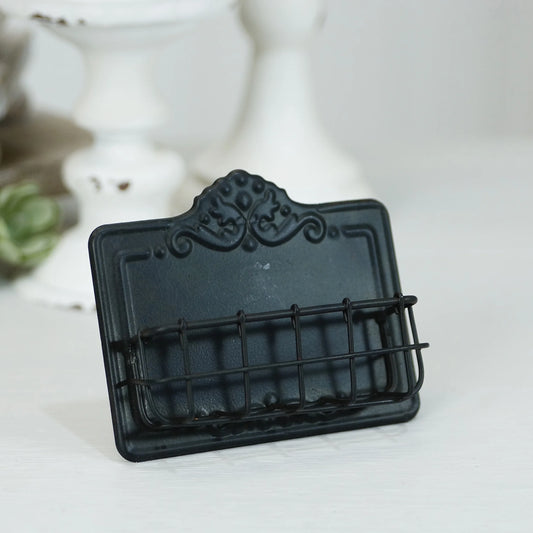 Vintage Card Holder - Black