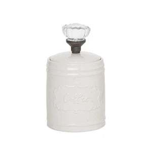 Dol Coffee Canister With Glass Knob