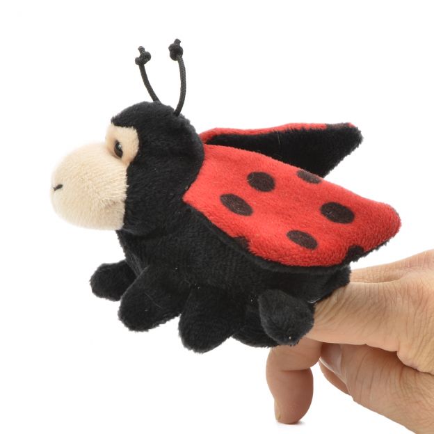 5" Ladybug Finger Puppet