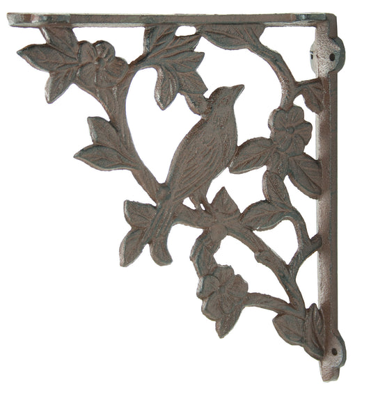 Bird On Branch Bracket Shelf Holder