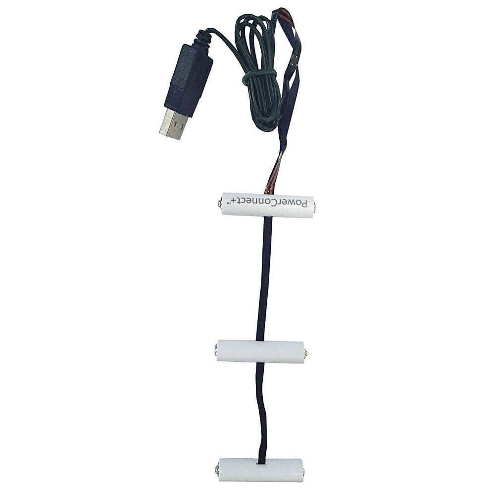 3-Aaa Usb Power Connect+Converter