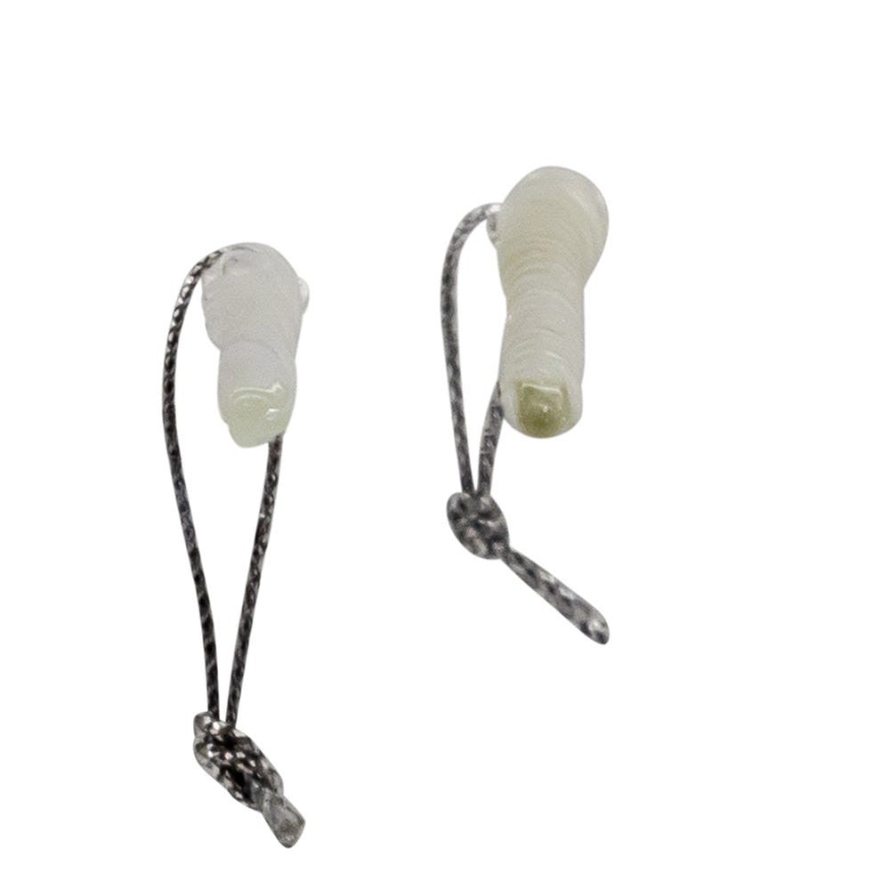Glass Icicle Ornament Set Clear Twisted Christmas Tree Decorations