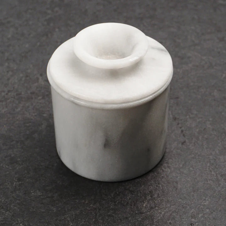 Butter Pot Rocks White Marble Butter Pot – Sunshine Megastore