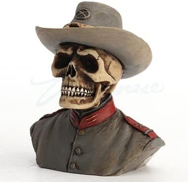 Confederate States Army Skeleton Half Bust