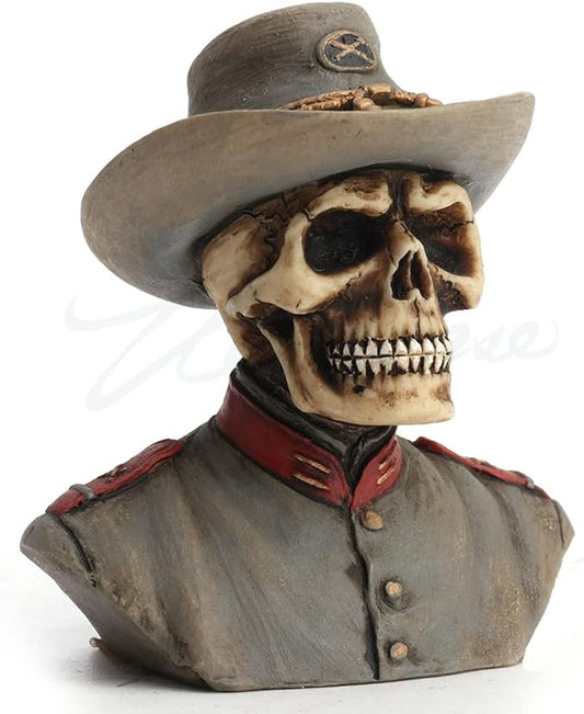 Confederate States Army Skeleton Half Bust