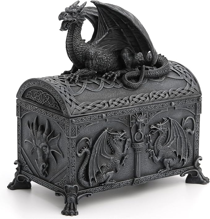 Dragon Chest Shaped Trinket Box