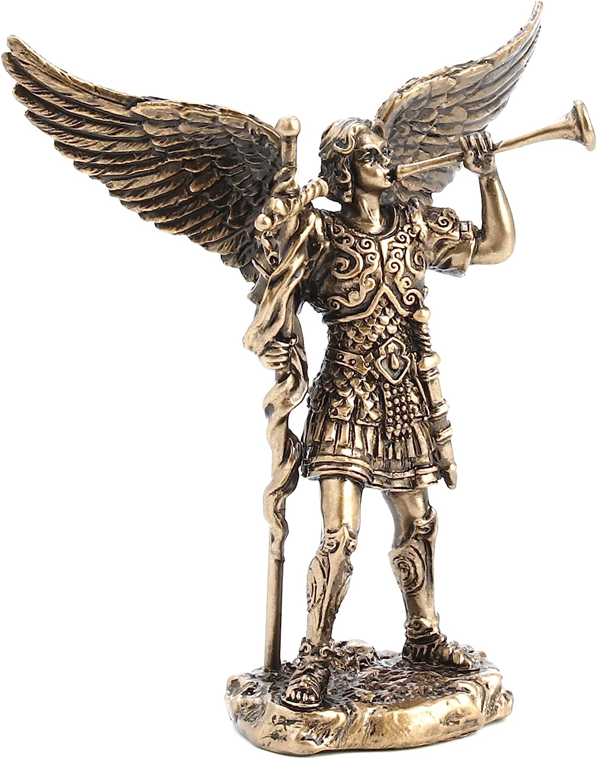 Archangel Saint Gabriel With Trumpet Sculpture