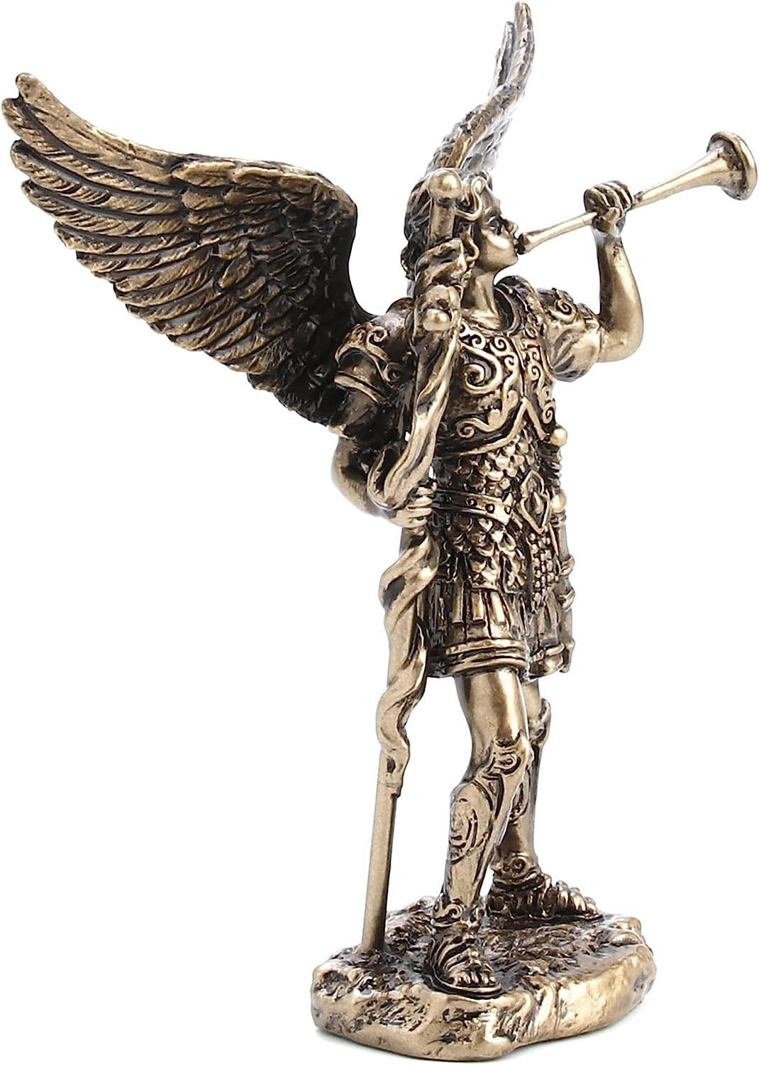 Archangel Saint Gabriel With Trumpet Sculpture