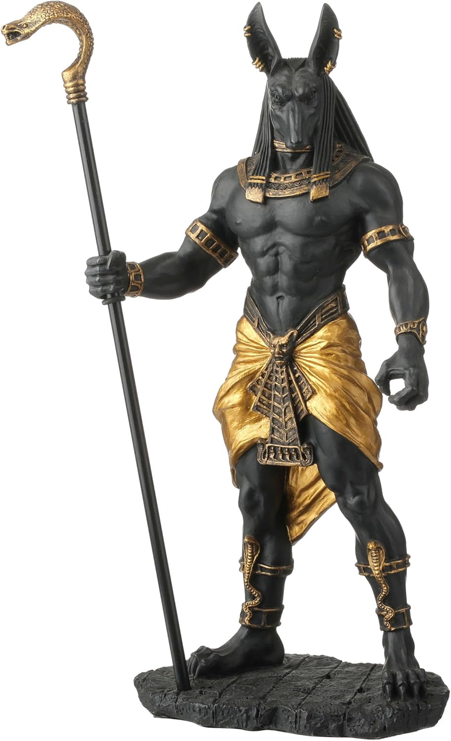 Anubis Holding Cobra Head Scepter