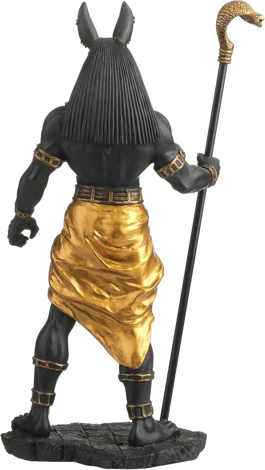 Anubis Holding Cobra Head Scepter