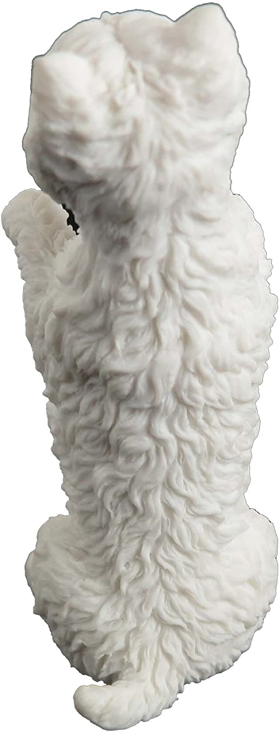 West Highland White Polystone Terrier Sitting Up Puppy Dog