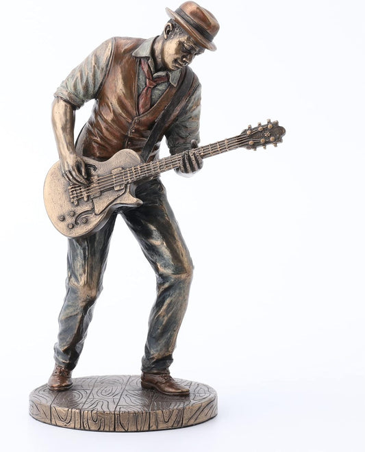 Jazz Band Casual Guitar Player Sculpture