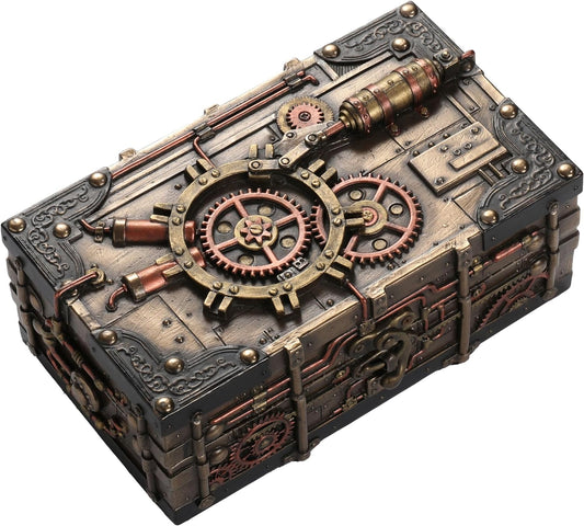 Steampunk Jewelry Box With Lock