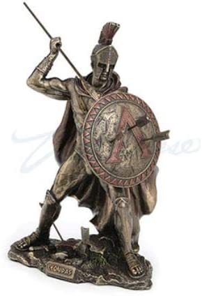 Spartain Soldier With Spear And Shield