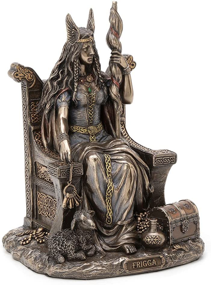 Frigga Sitting On Throne
