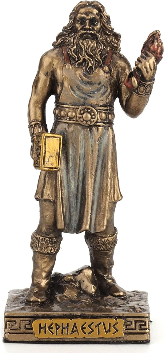 Hephaestus Painted Polystone Miniature Figurine