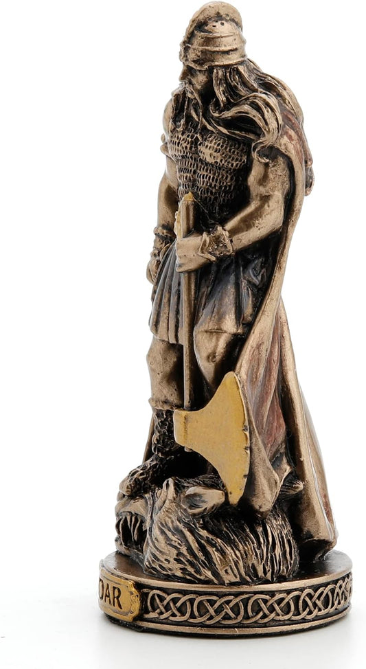 Vidar Norse Gods Painted Polystone Miniature Figurine