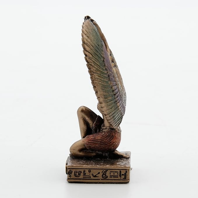 Isis Goddess Of Magic Painted Polystone Statue