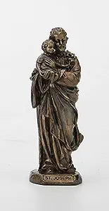 Saint Joseph Painted Polystone Statue