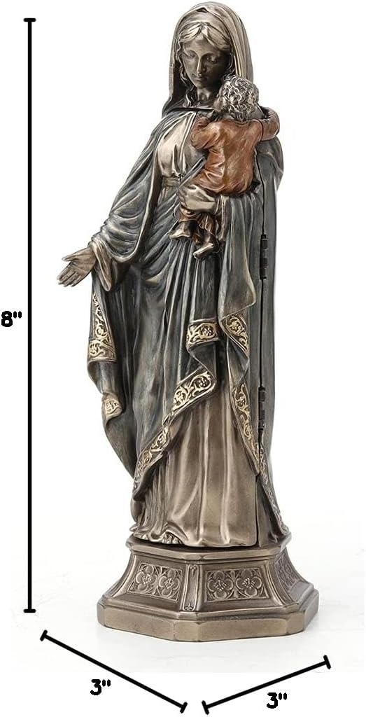 Madonna And Baby Jesus Triptych - The Nativity