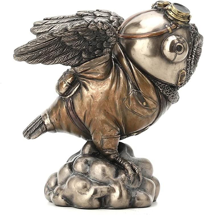 Flying Ace Aviator Owl Decorative Figurine