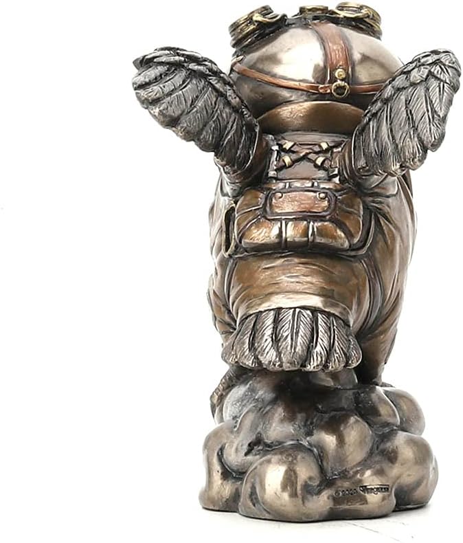 Flying Ace Aviator Owl Decorative Figurine