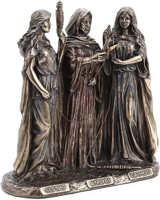 The Three Fates Of Destiny Cold Cast Bronze Finish