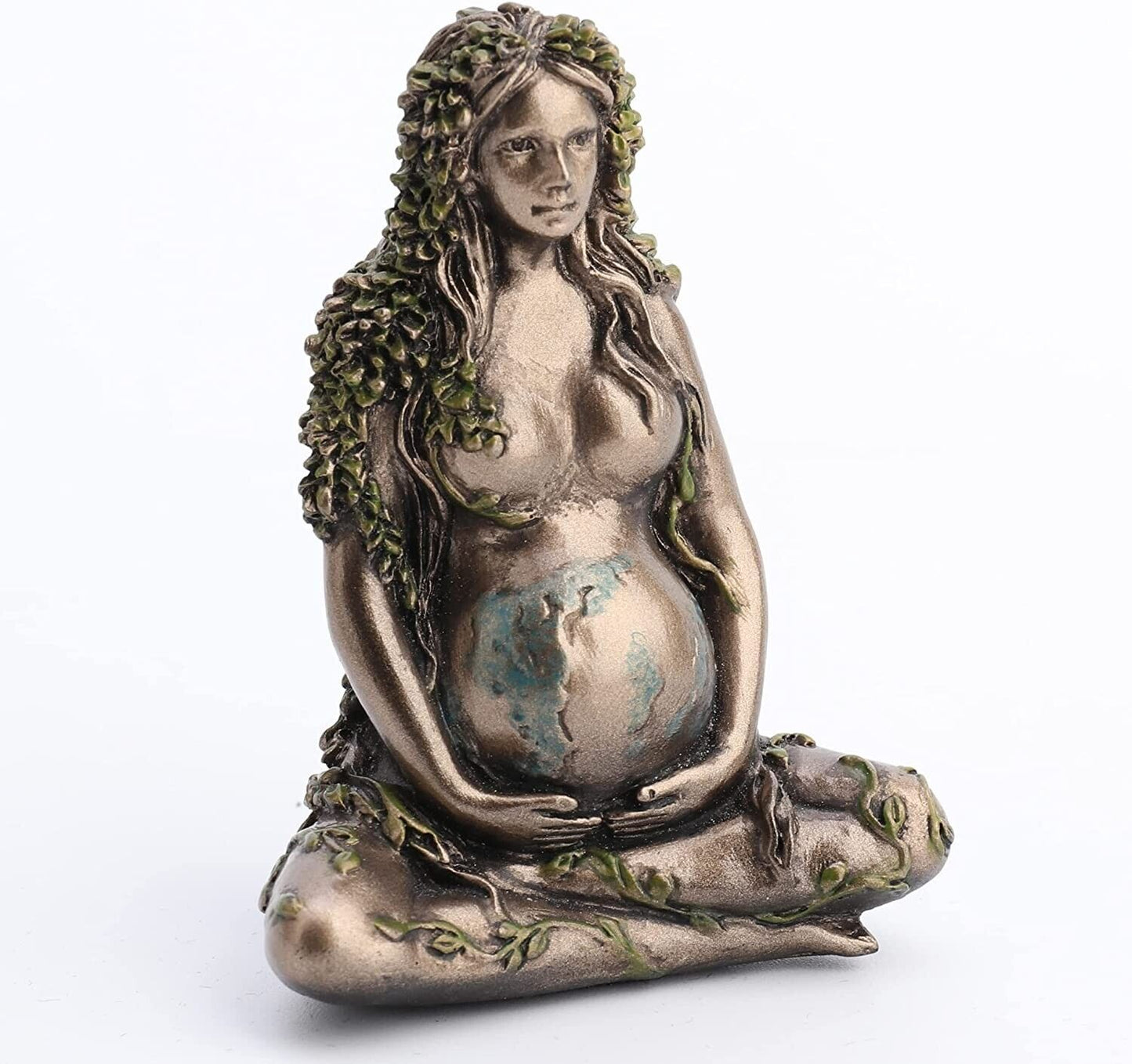 Mother Earth Gaia Sitting Lotus Pose
