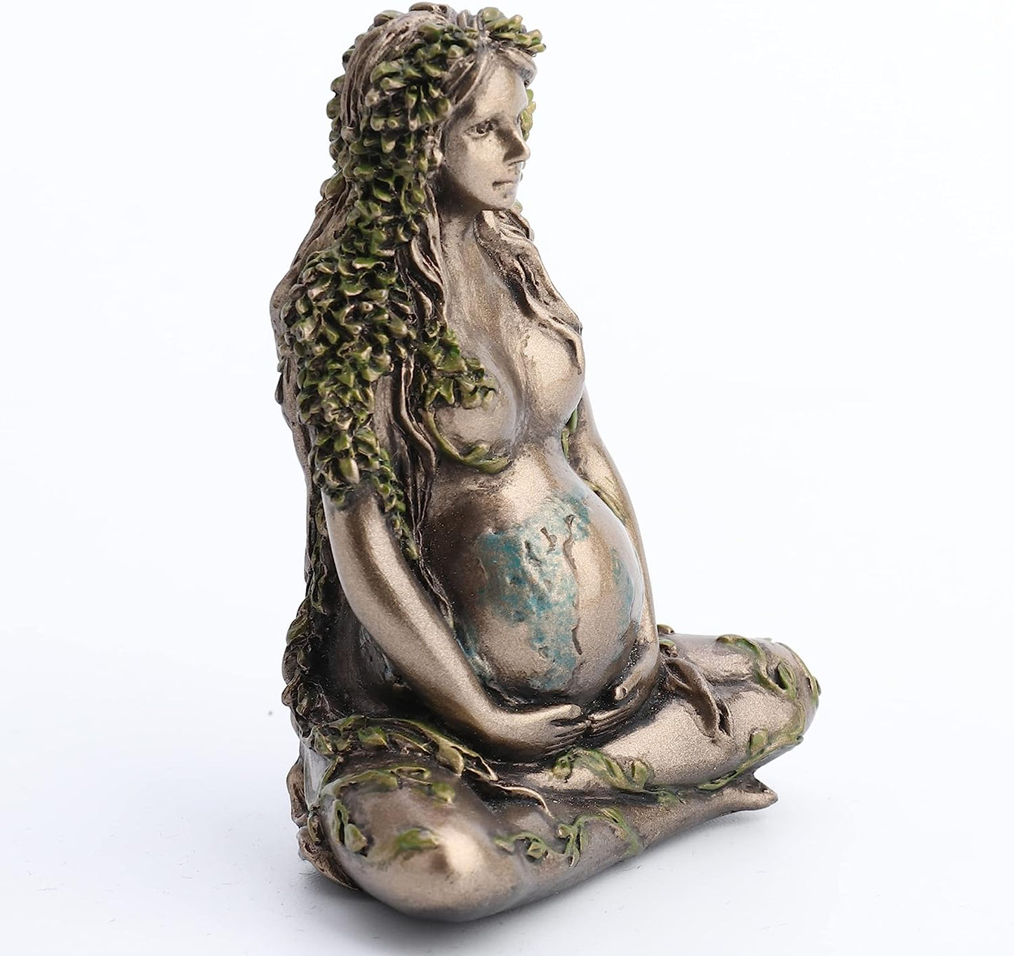 Mother Earth Gaia Sitting Lotus Pose