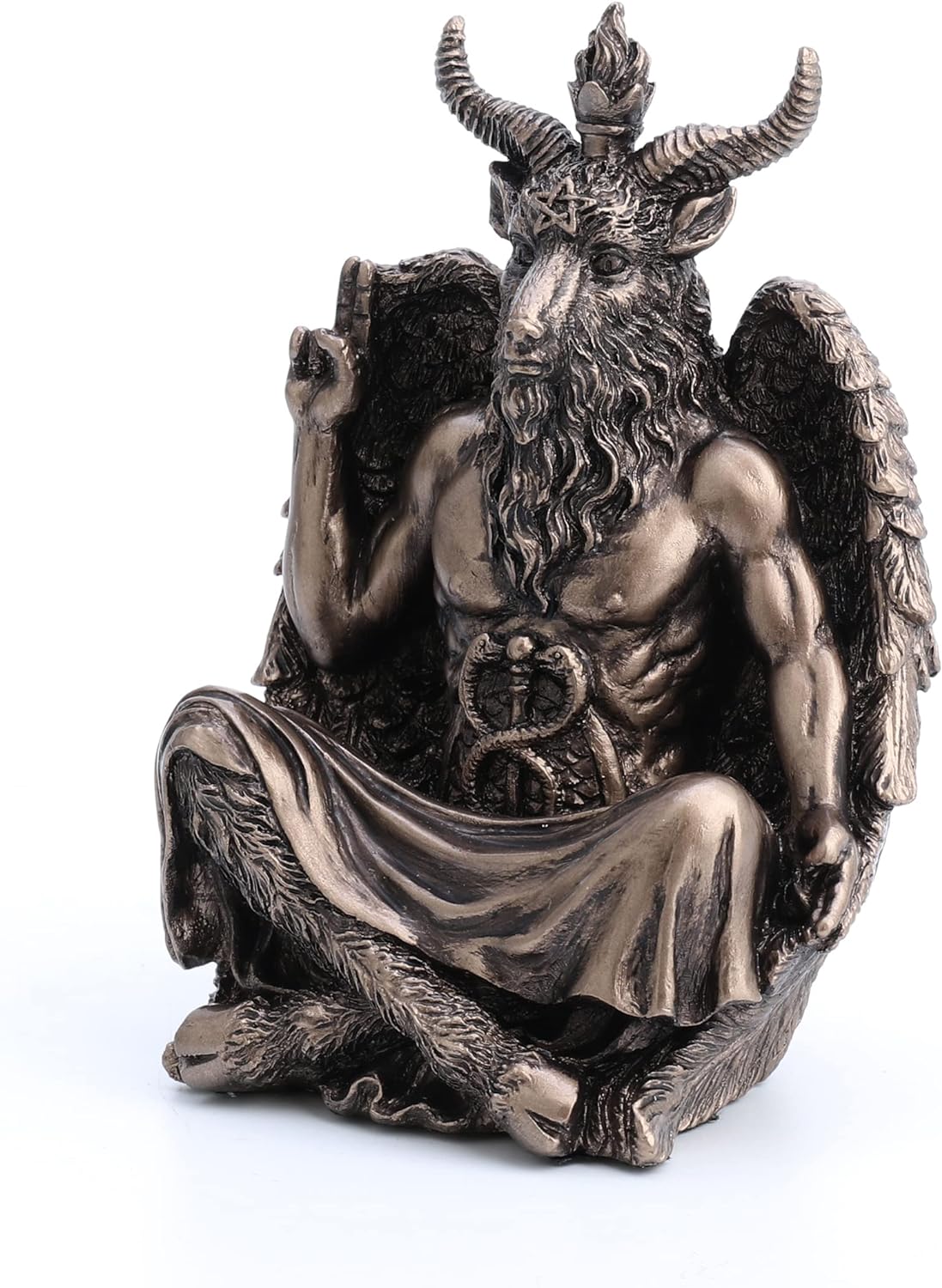 Baphomet Sitting Meditation Pose Statue