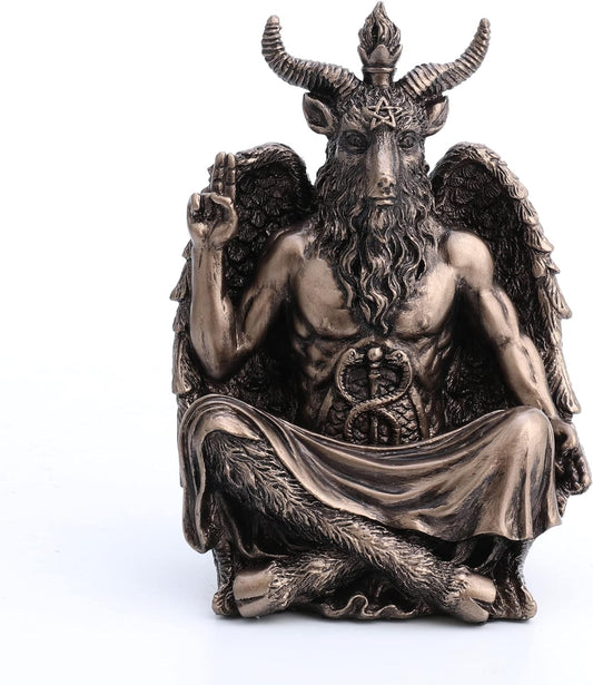 Baphomet Sitting Meditation Pose Statue