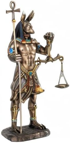 Anubis Holding Ankh And Scale
