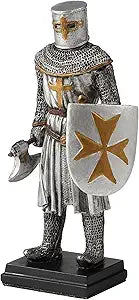 Crusader Knight Axe And Shield