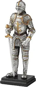 German Ceremonial Knight Armor Sword Stance